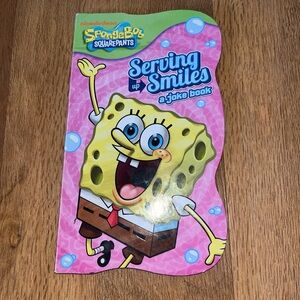 Nickelodeon Spongebob Squarepants Serving Up Smiles a Joke Book Boardbook Bendon